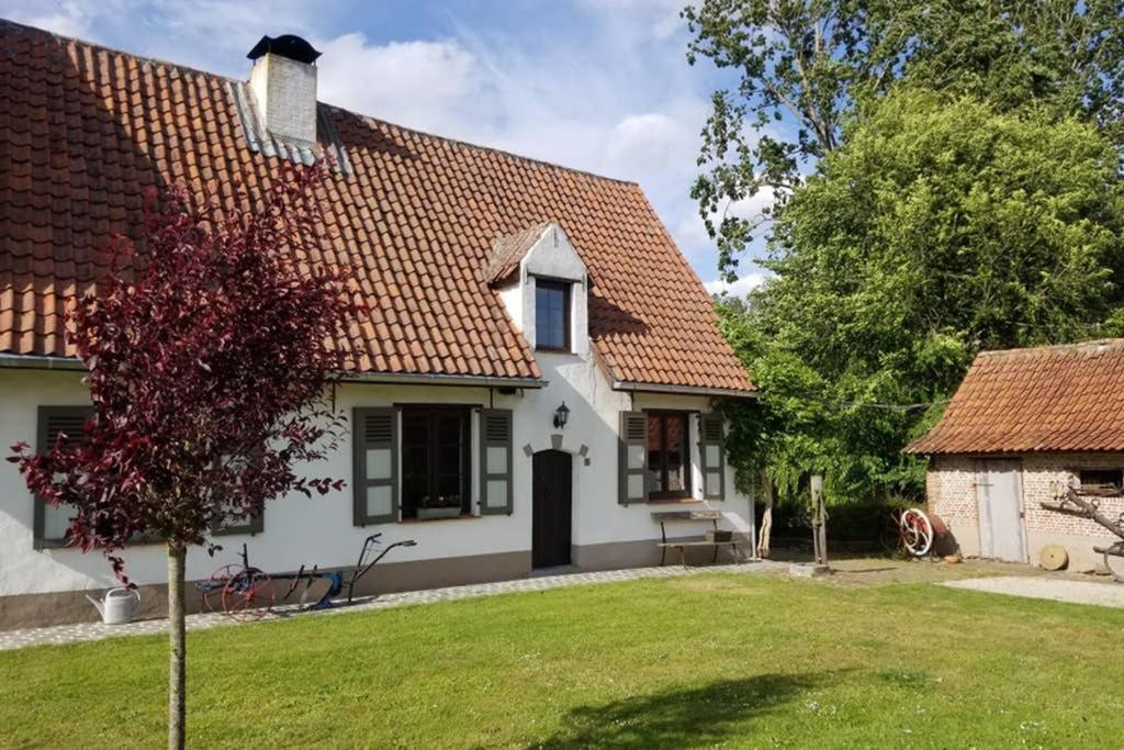 Ferienwohnung Cozy Studio On A Quaint Farm Kruibeke Exterior foto